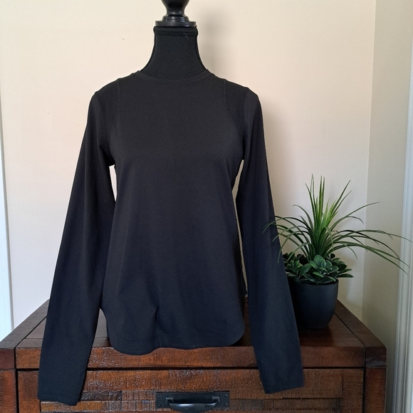 ❤️ Sage Collective Active Top Black Women's Small Long Sleeve Tee Workout - Picture 2 of 9